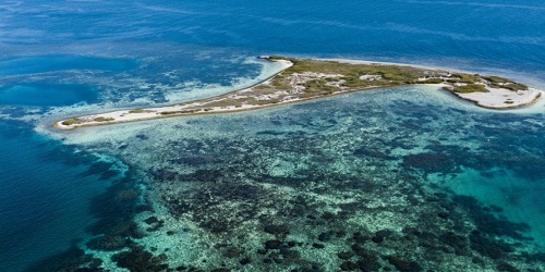 Beacon Island in the Houtman Abrolhos National Park. Photo by Peter Nicholas/DBCA