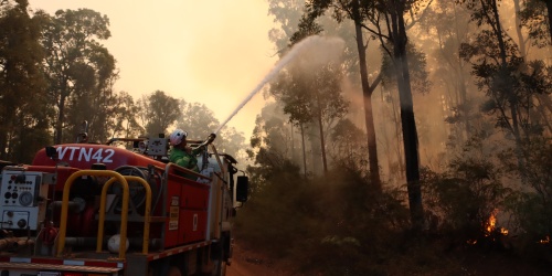 Prescribed burns create low fuel areas that can help firefighters battle future bushfires. 