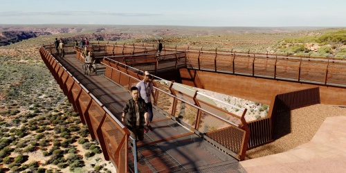 Kalbarri Skywalk 3D rendering. Credit-DBCA
