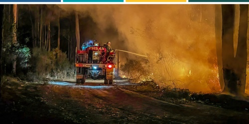 Calgardup fire Boranup National Park, December 2021. Photo – Elizabeth Satchell