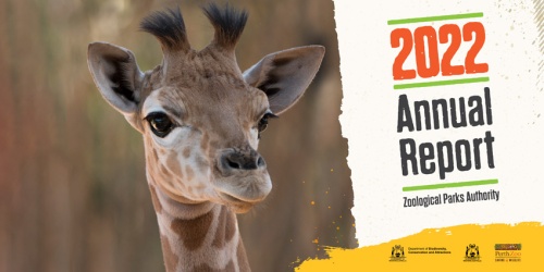 Zoological Parks Authority 2021-22 Annual Report front cover