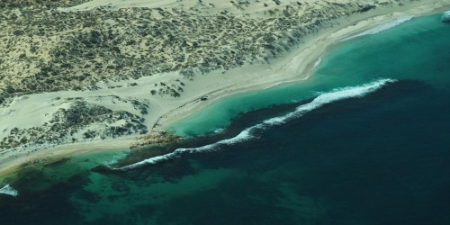 Aerial image of the Ningaloo Coast