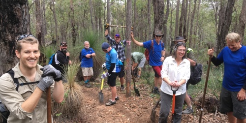 Munda Biddi Trail training day