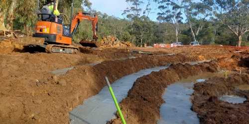 Work is underway on a new day use area at John Forrest National Park