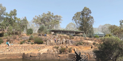 Artist's impression of the new park hub at John Forrest National Park