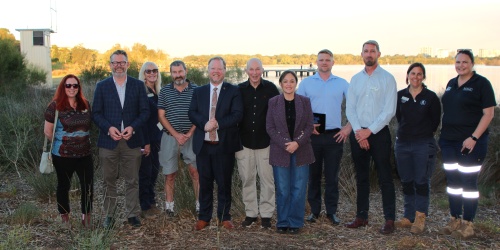The Environment Minister Matthew Swinbourn opens new round of grants at Bardon Park