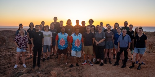New graduates at their orientation week in Exmouth