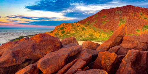 Hearson Cove, Murujuga Cultural Landscape. Photo – Amy Stevens/Murujuga Aboriginal Corporation