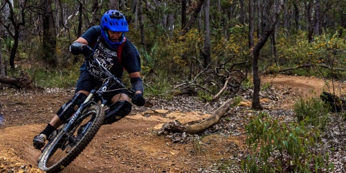 Enjoying the trails at the Kalamunda MTB network. Photo - KMBC