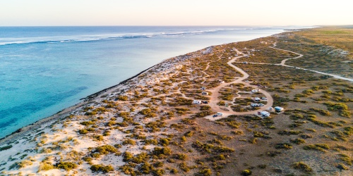 Kurrajong Campground in Cape Range National Park. Photo credit: Domenic Ruefenacht  