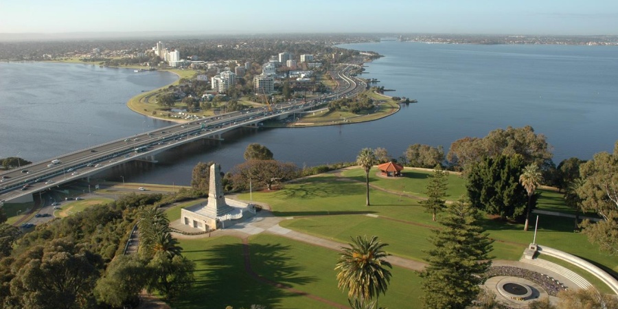 Kings Park aerial view. Photo by M. Webb