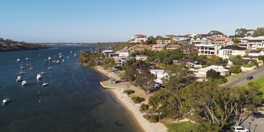 Bicton Baths. Photo by Leuan Hook 