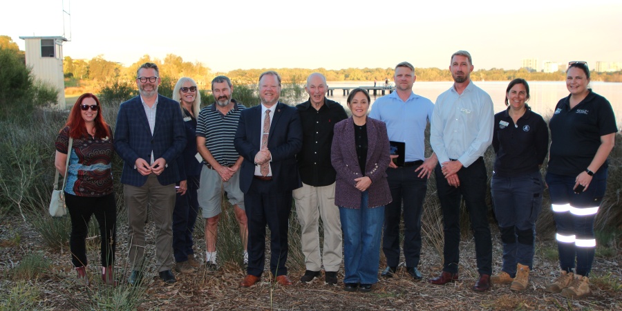 The Environment Minister Matthew Swinbourn opens new round of grants at Bardon Park