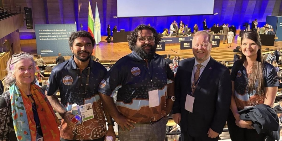 Murujuga receives World Hertiage listing, Paris Murujuga receives World Hertiage listing, Paris