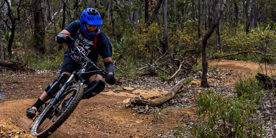 Enjoying the trails at the Kalamunda MTB network. Photo - KMBC