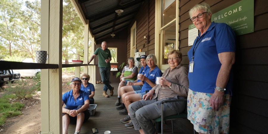 Some of the volunteers from the Ludlow Tuart Forest Restoration Group.