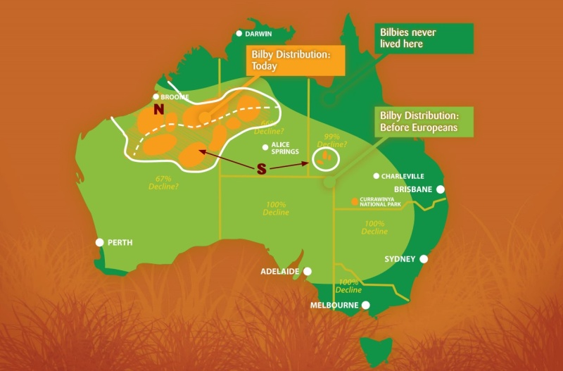 Bilby map