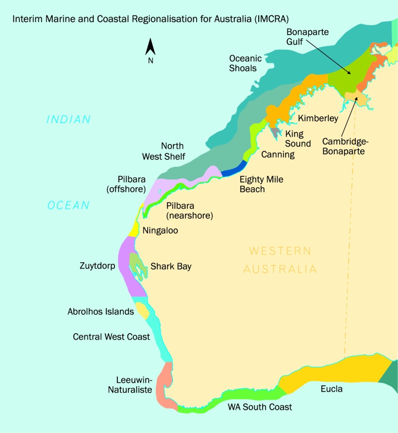 Interim Marine and Coastal Regionalisation for Australia (IMCRA)