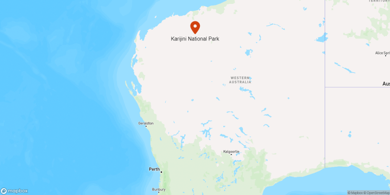 Karijini National Park location map