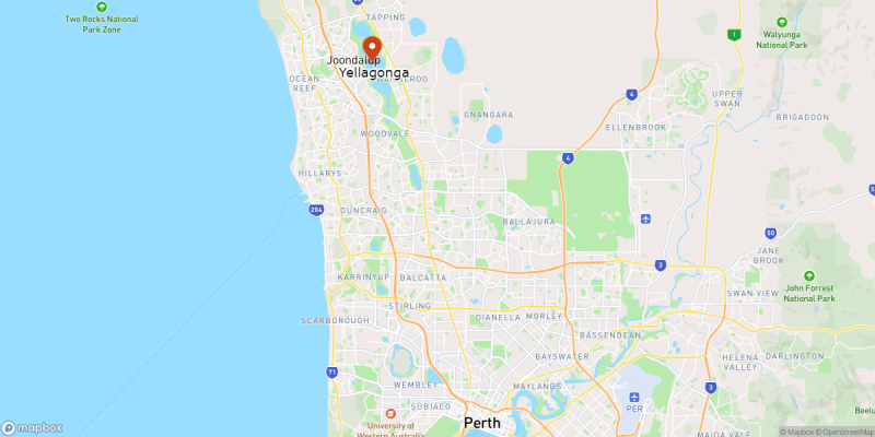Yellagonga location map