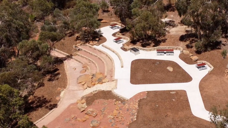 Completed day use area at John Forest National Park