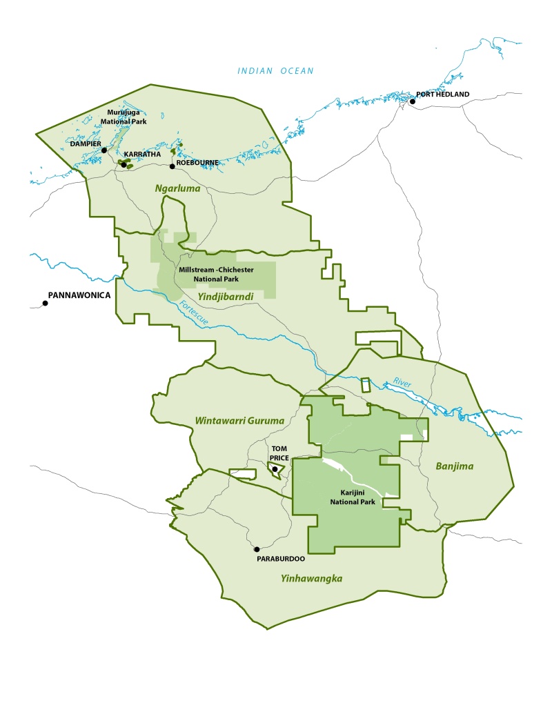 Traditional Owner groups in the Pilbara Conservation Project area. Traditional Owner groups in the Pilbara Conservation Project area.