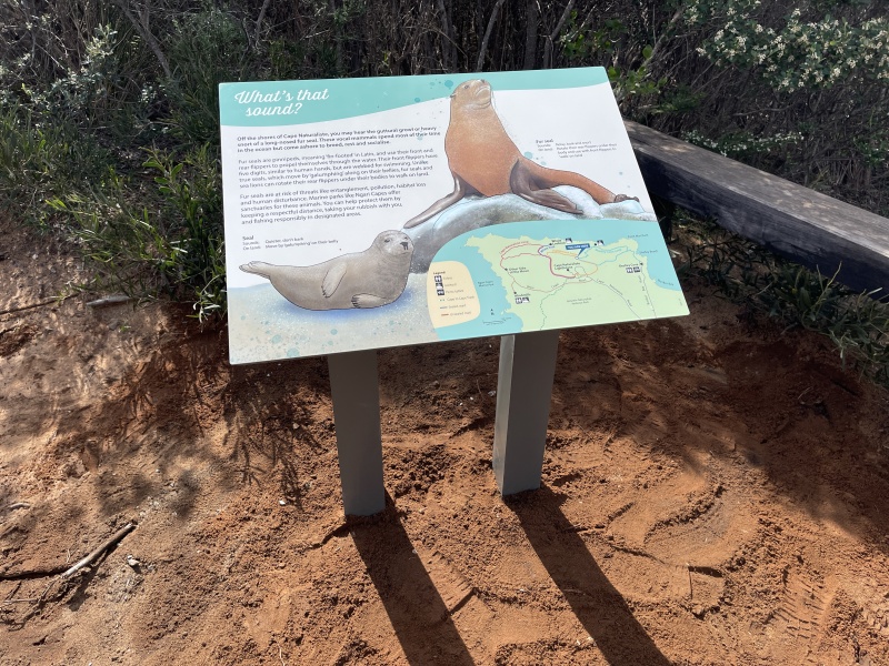 Cape Naturaliste Walk Trails signage
