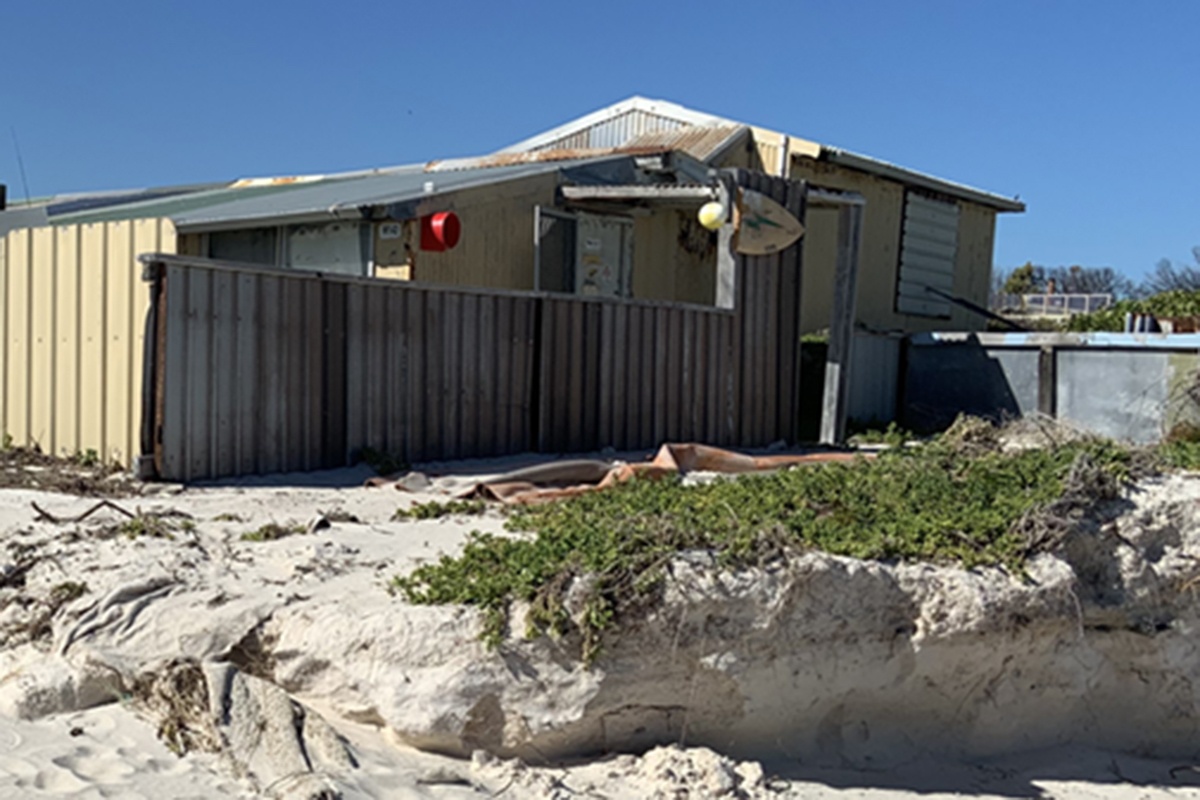 Beachside shack at North Wedge Beach