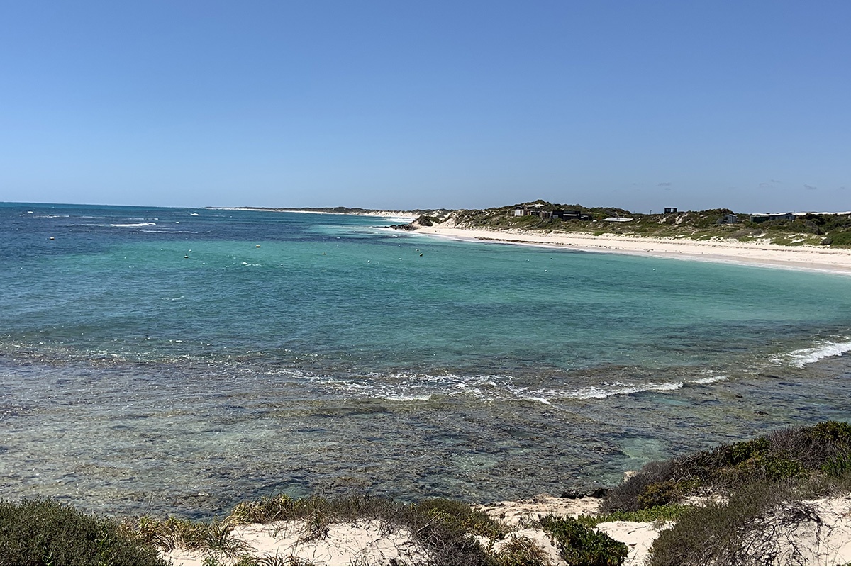 Looking north over Grey Lagoon towards Grey North Beach