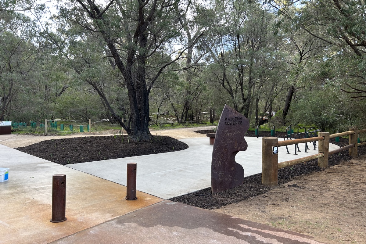 Maidens reserve new bike racks