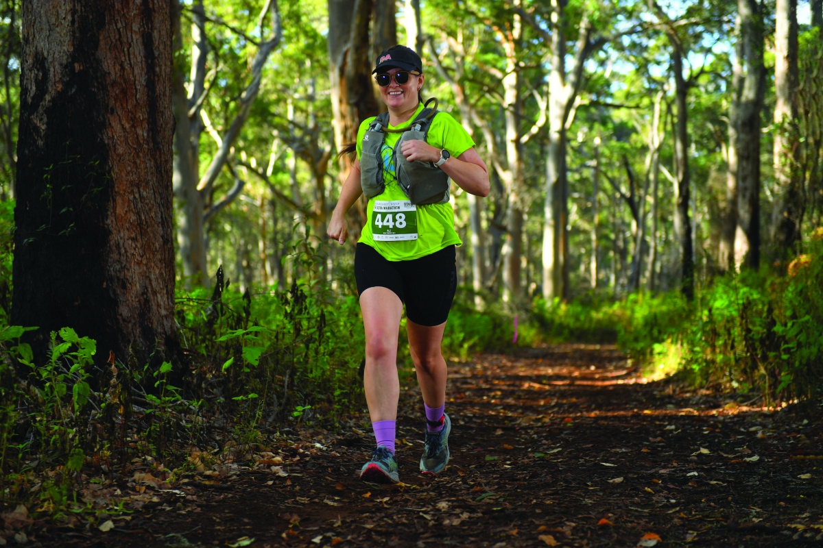 Lauren happy in the forest. Photo – Photos4sale 