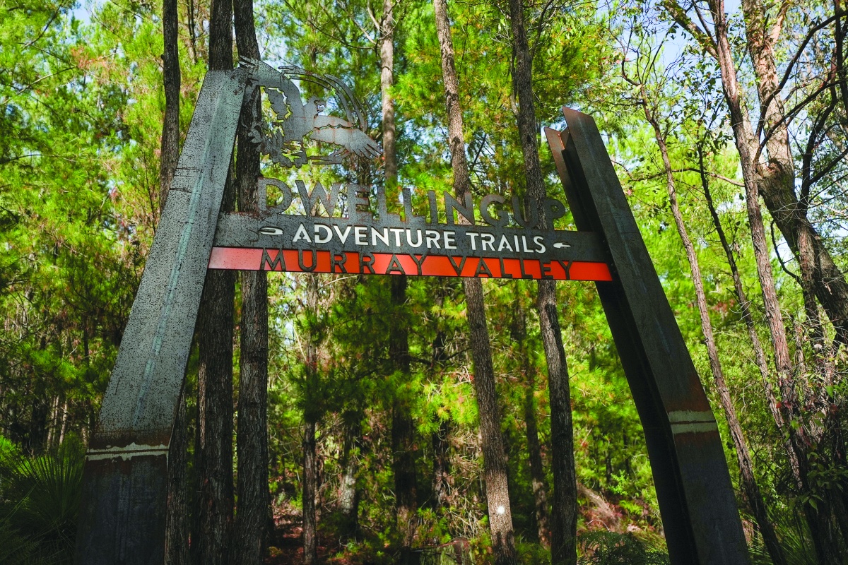 Trailhead Murray Valley Adventure Trails. Photo Shem Bisluk/DBCA