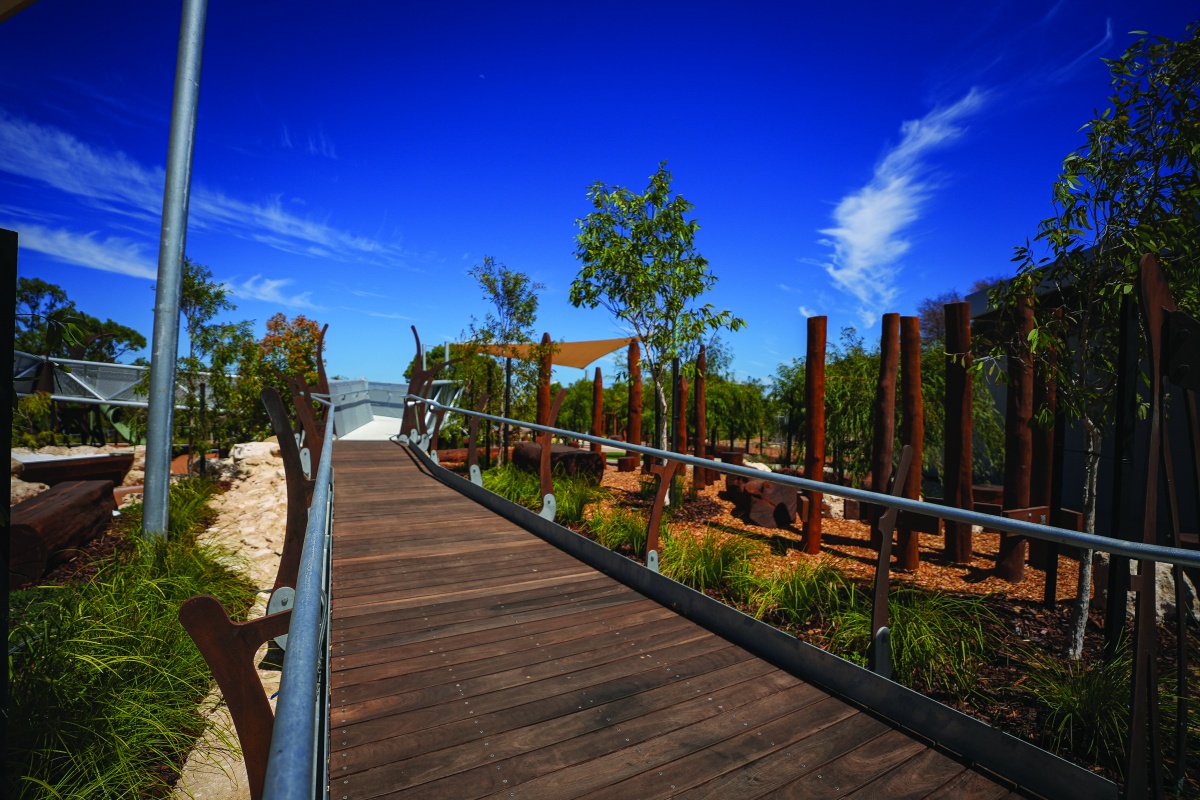 Mangrove Cove Nature Playground. Photo – Shem Bisluk / DBCA 