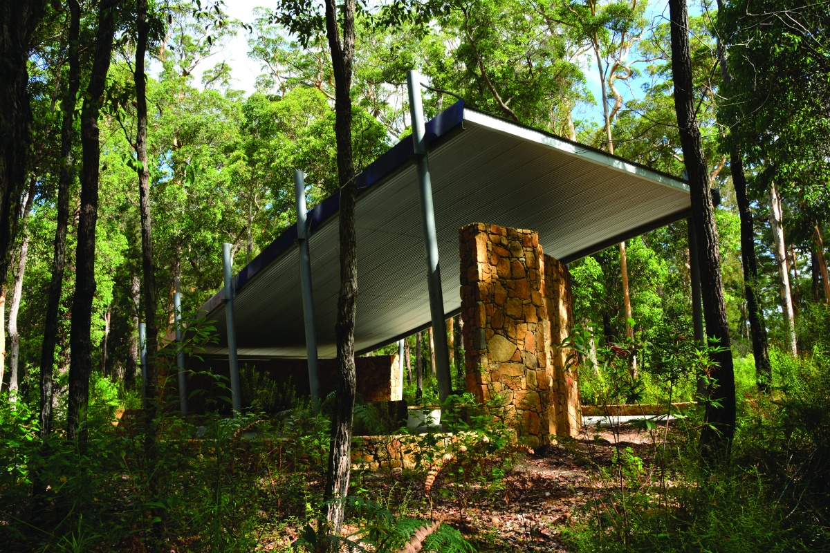 Visitor rest spot among the trees. Photo – DBCA 