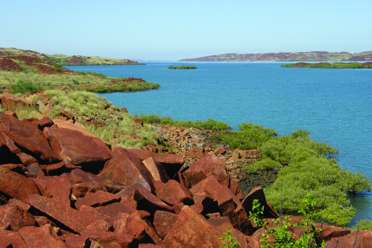 Dolphin Island and Flying Foam Passage, Dampier Archipelago. Photo – Rob Connell 