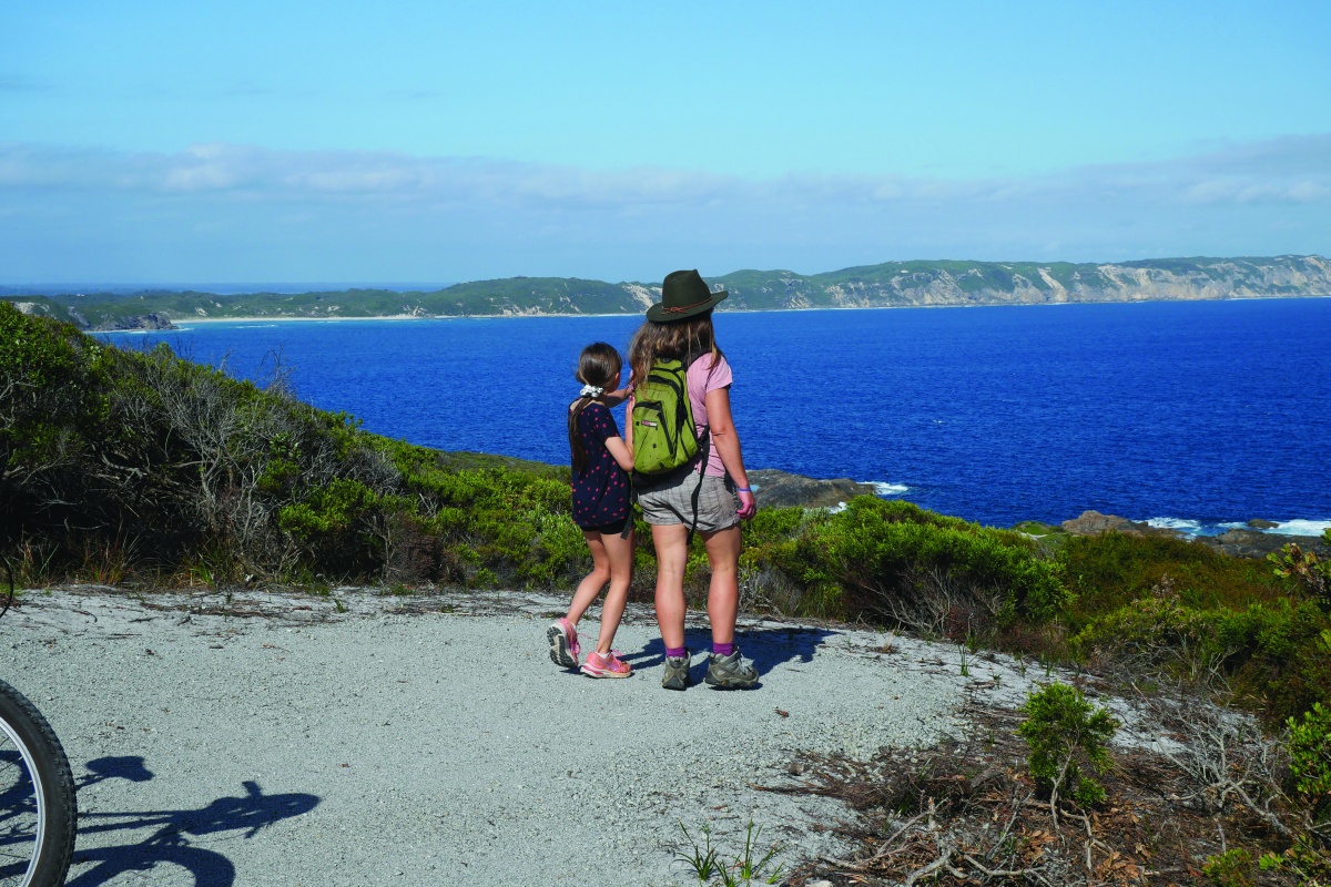 Looking out over Ratcliffe Bay. Photo – Benji Anderson 