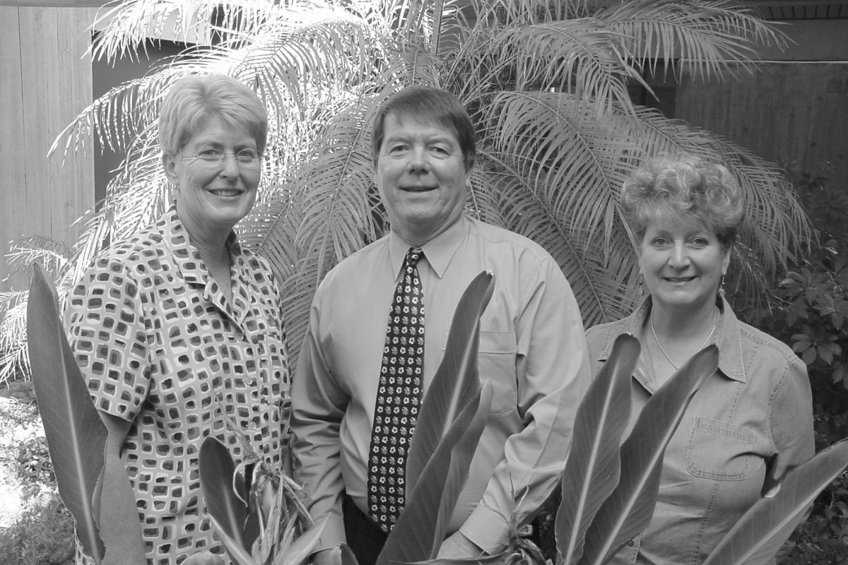 LANDSCOPE Expedition staff - Cheryl Tonts, Kevin Kenneally and Jean Paton. Photo - DBCA