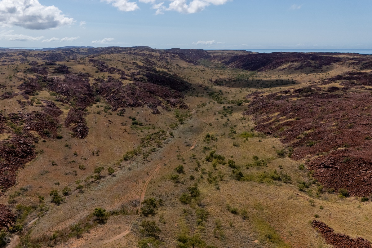 Existing track in Murujuga National Park. Photo by Miles Brotherson/DBCA