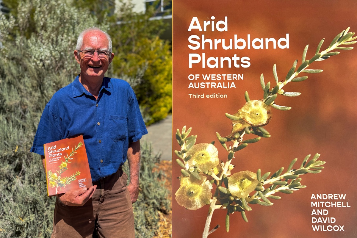 Andrew Mitchell and his book Arid Shrubland Plants of Western Australia, 3rd Edition